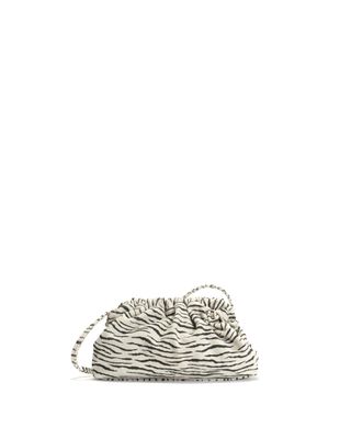 Hally Petite Cloud Bag Calf Suede Print Zebra