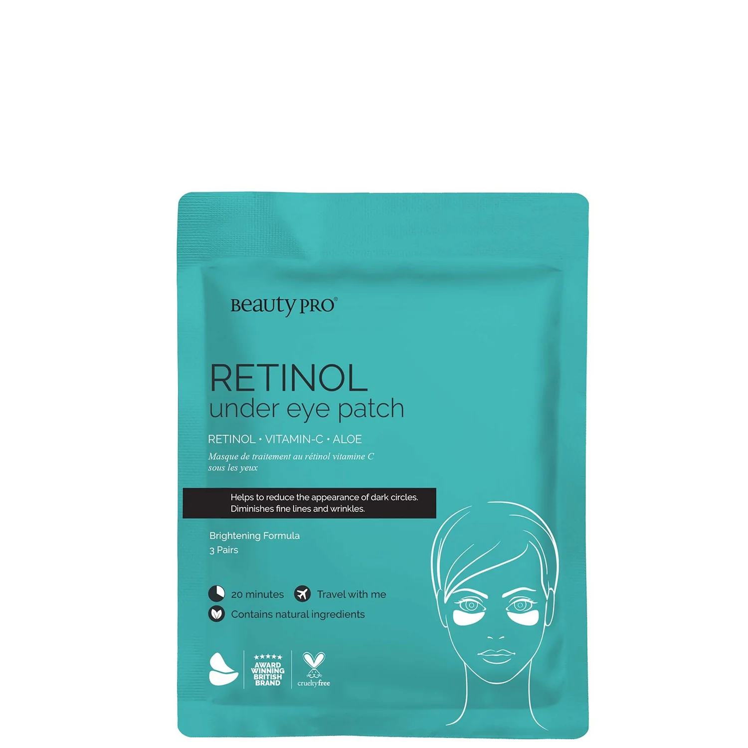 Beautypro Retinol Under Eye Patch (3 Pairs)