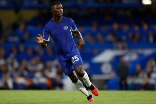 Moises Caicedo of Chelsea runs during the Premier League match between Chelsea and Luton Town at Stamford Bridge on August 25, 2023 in London, England. (Photo by Nigel French/Sportsphoto/Allstar via Getty Images)