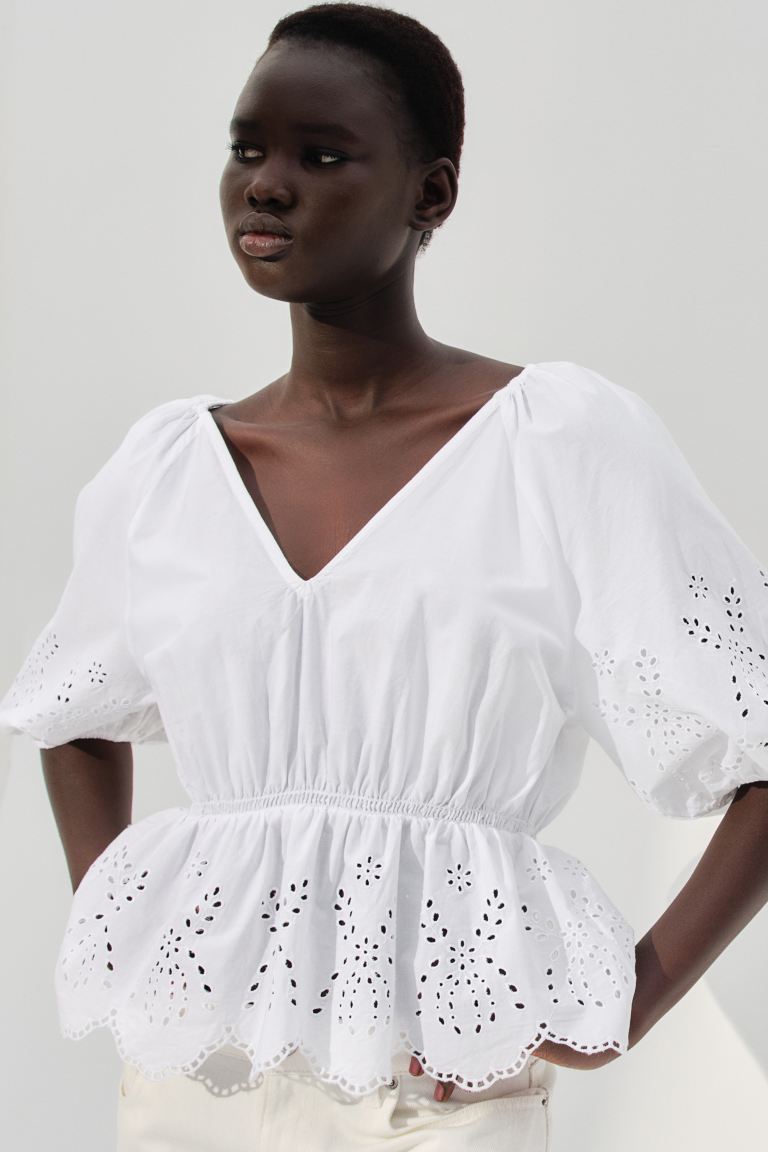 Broderie Anglaise Blouse