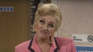 Nicole Sullivan frowning as Vancome Lady on MADtv