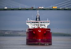 A ship carrying Russian diesel