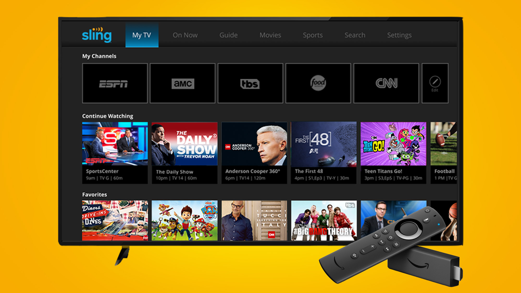 Sling TV on Fire Stick: Is it available and how to install it on your  device | TechRadar