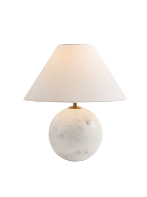 Marlo Stone Round Table Lamp (26")