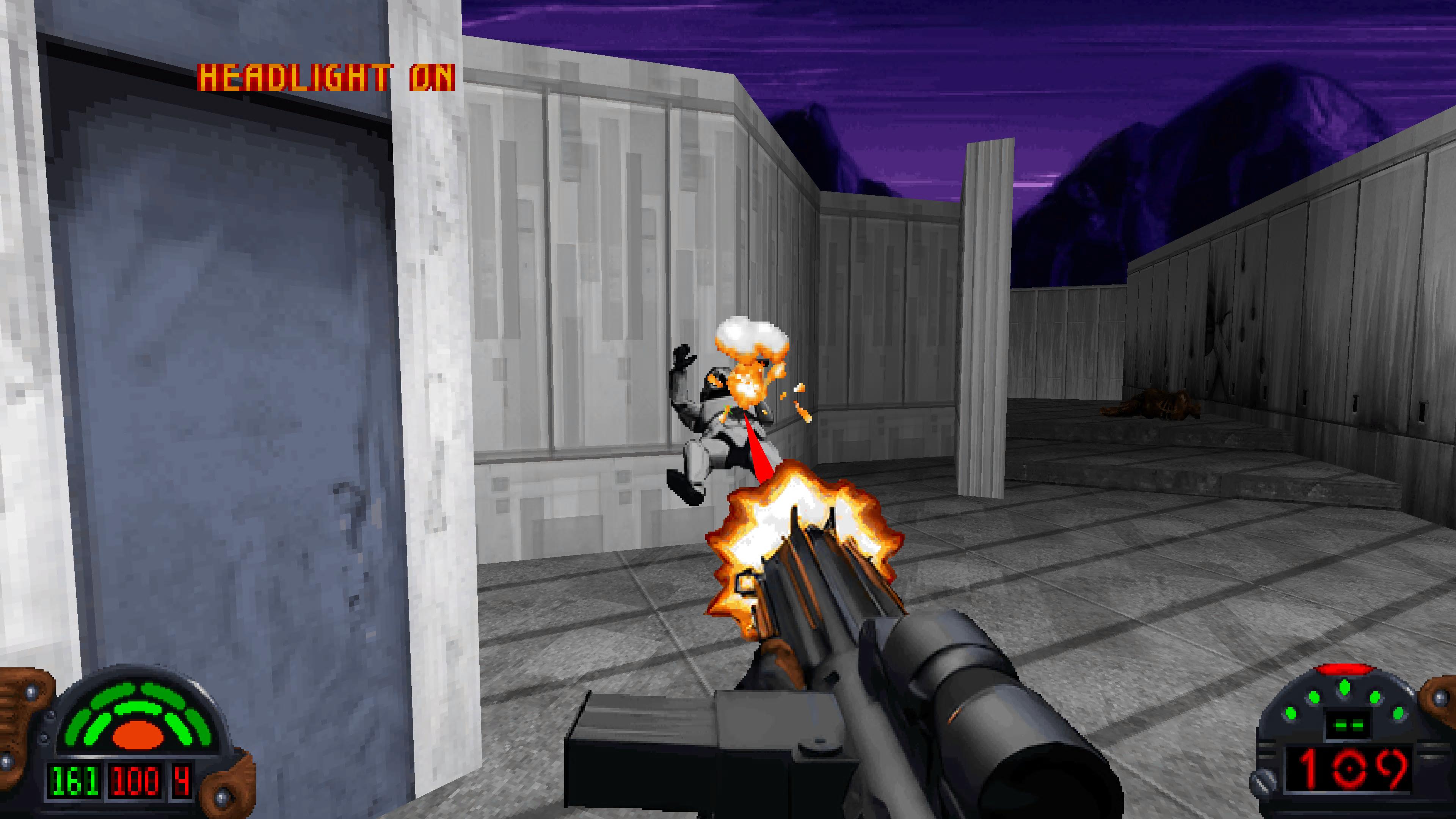 Star Wars Dark Forces, retro graphics of a 90s shooter