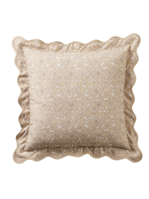 My Texas House Floral Scallop Outdoor Pillow