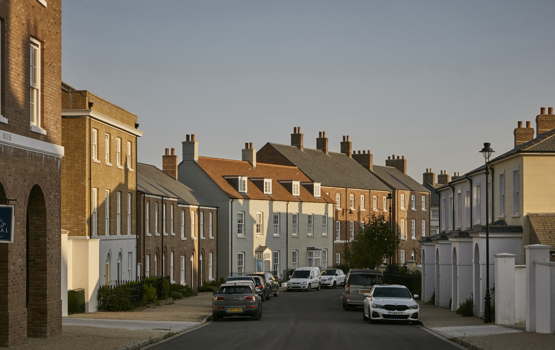 A view of a street in Poundbury