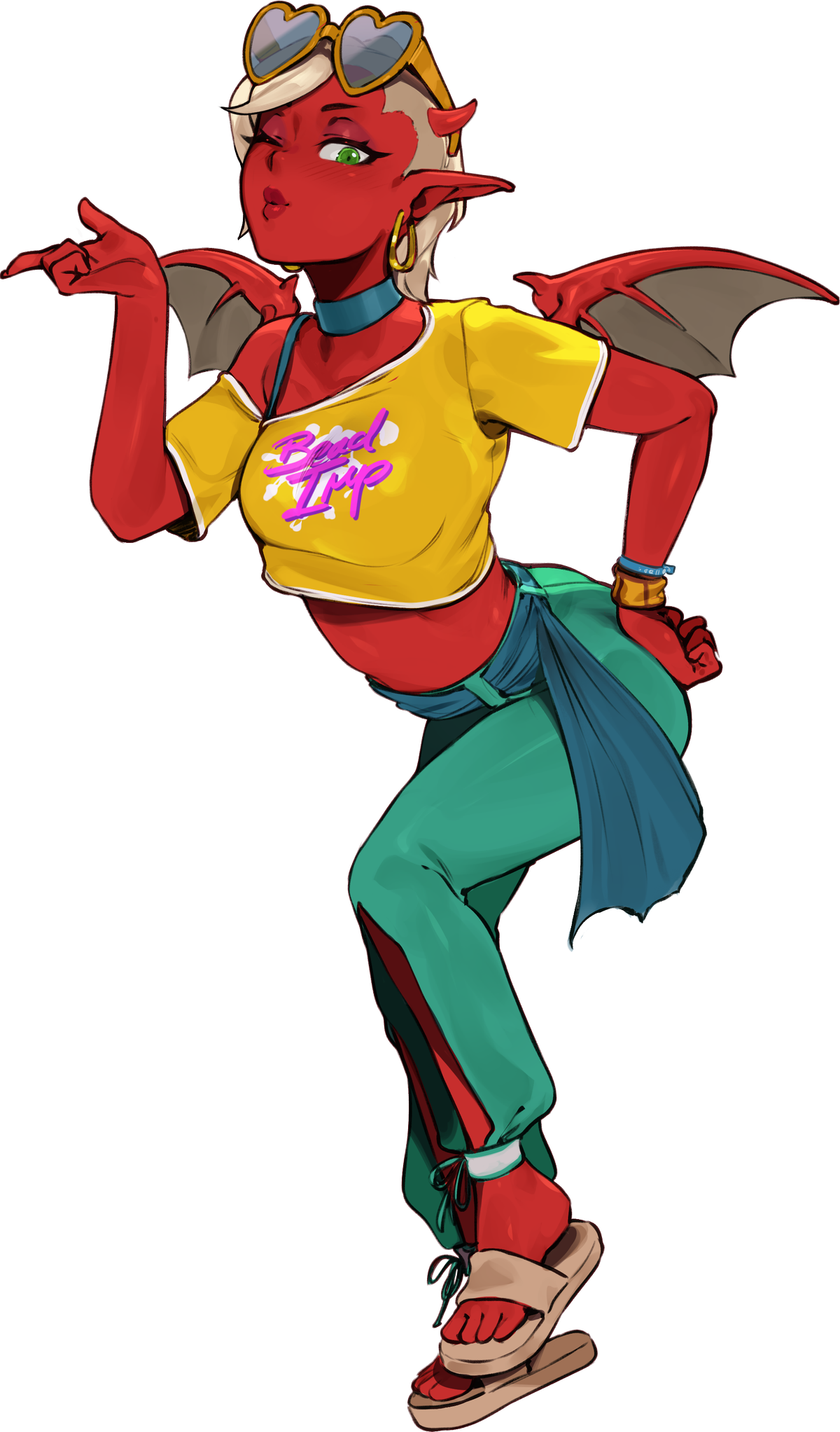 Demon Tides, cartoon demons and monsters for a video game