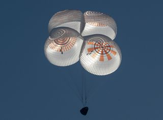 The SpaceX Dragon capsule Freedom returns to Earth on Oct. 14, 2022, wrapping up SpaceX's Crew-4 mission to the International Space Station for NASA.