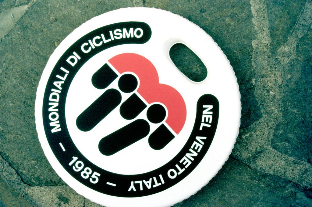 Just in case you weren't sure where the 1985 Worlds were hosted...