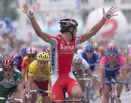 Mario Cipollini would win by such a large margin sometimes he'd check to see if anyone was still there.