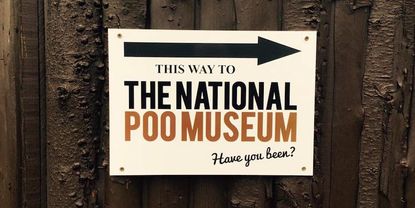 National Poo Museum sign