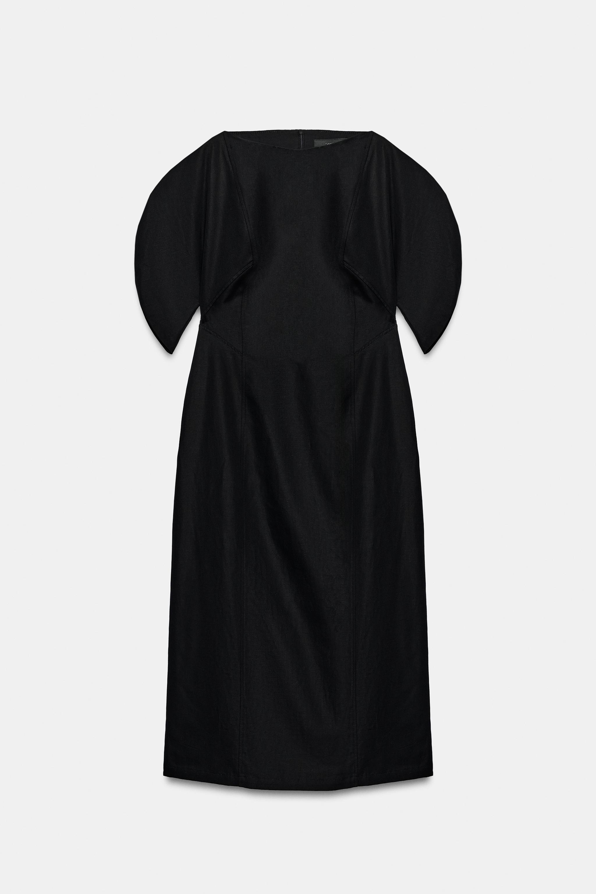 Zw Collection Midi Dress - Black - Xs