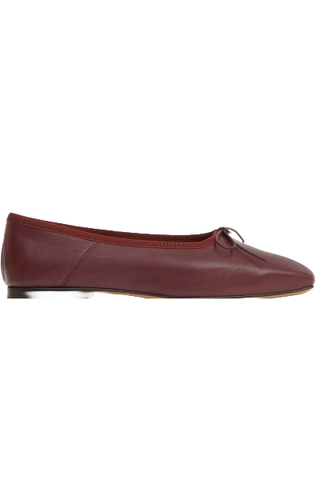 Mansur Gavriel Square Toe Ballerina Flats 