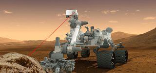 Curiosity Rover's ChemCam Instrument: Artist's Concept