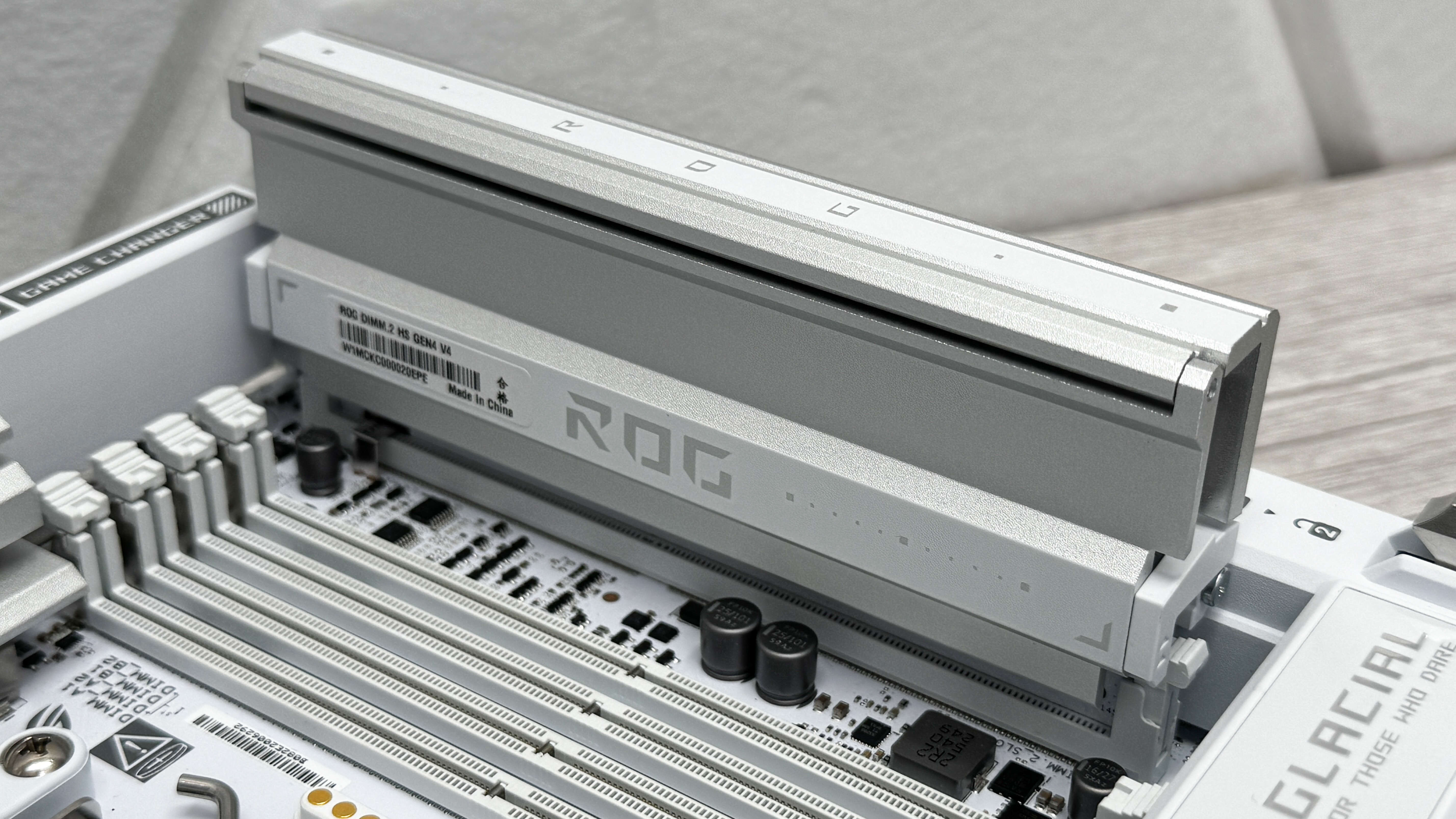 Asus ROG Crosshair X870E Glacial motherboard