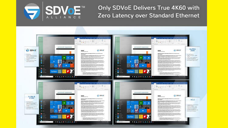 SDVoE Alliance “Zero Latency” Demos at InfoComm