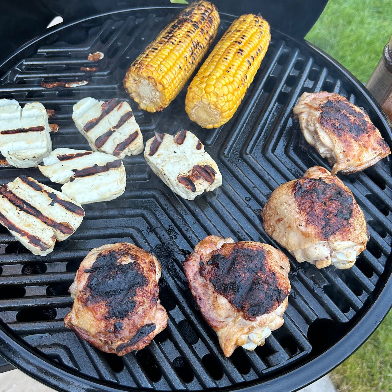 Cadac Citi BBQ during testing at home