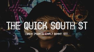 Best free fonts: The Quick South St Font
