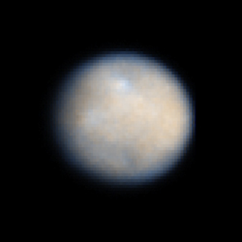 The dwarf planet Ceres, also the largest asteroid in the solar system, is seen here in an amazing view from the Hubble Space Telescope. In March 2015, NASA&#039;s Dawn spacecraft is expected to enter orbit around Ceres to study the object like never before.