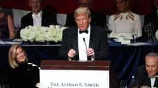 Donald Trump at Al Smith dinner