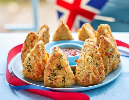 Cheese and chive scones