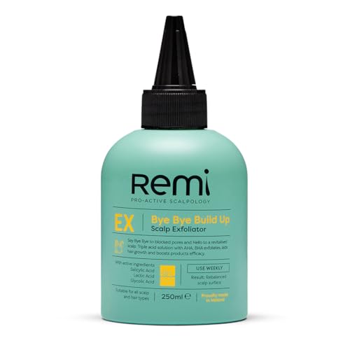 Bye Bye Build Up Scalp Exfoliator From Remi | Triple Acid Formula With Aha &amp;amp; Bha | Flake-Free, Balanced Scalp | Vegan &amp;amp; Cruelty-Free | 250ml