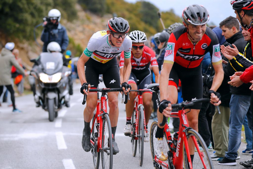 Tejay van Garderen (BMC Racing Team) trying to save his lead