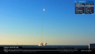 Falcon 9 Rises into the Sky