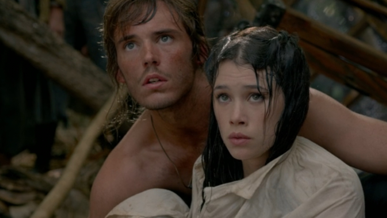 Sam Claflin and &amp;Agrave;strid Berg&amp;egrave;s-Frisbey in Pirates of the Caribbean On Stranger Tides