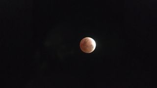 Partial lunar eclipse from New Jersey