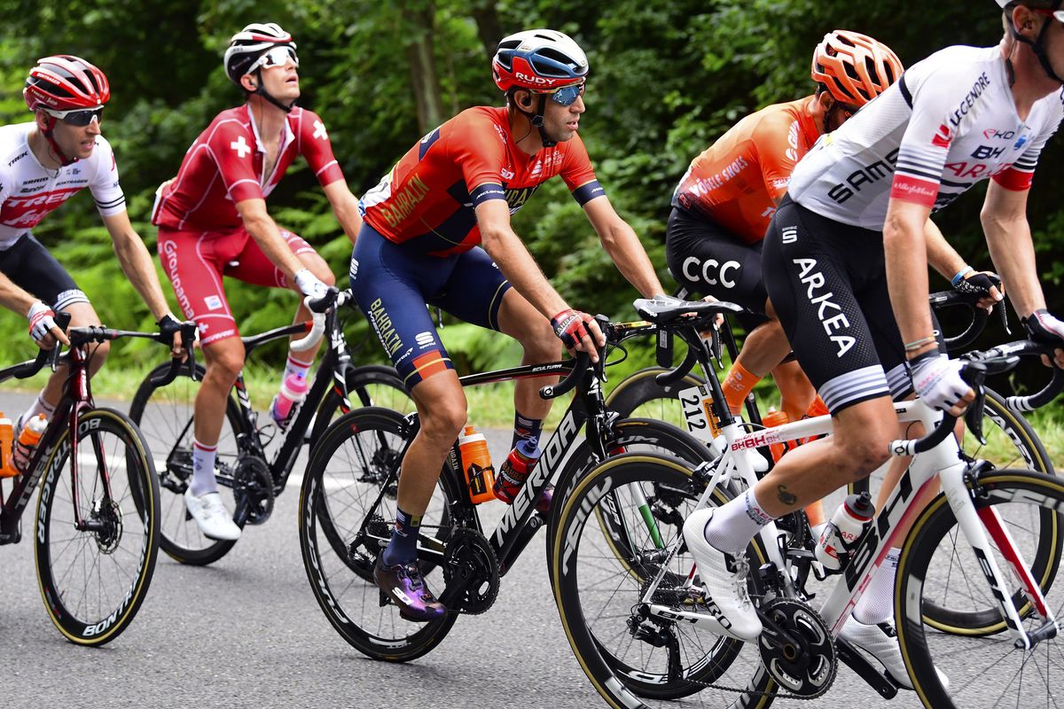 Nibali made the break on stage 15