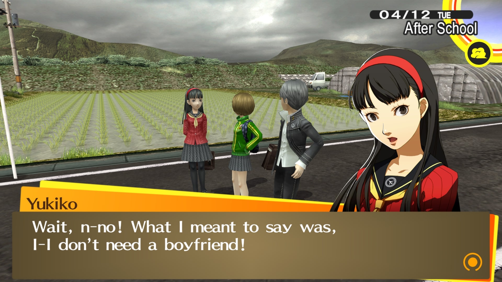 Persona 4 Golden screenshots on Xbox Series X