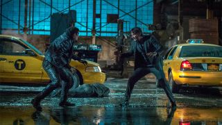 John Wick squares off against an enemy in John Wick: Chapter 2