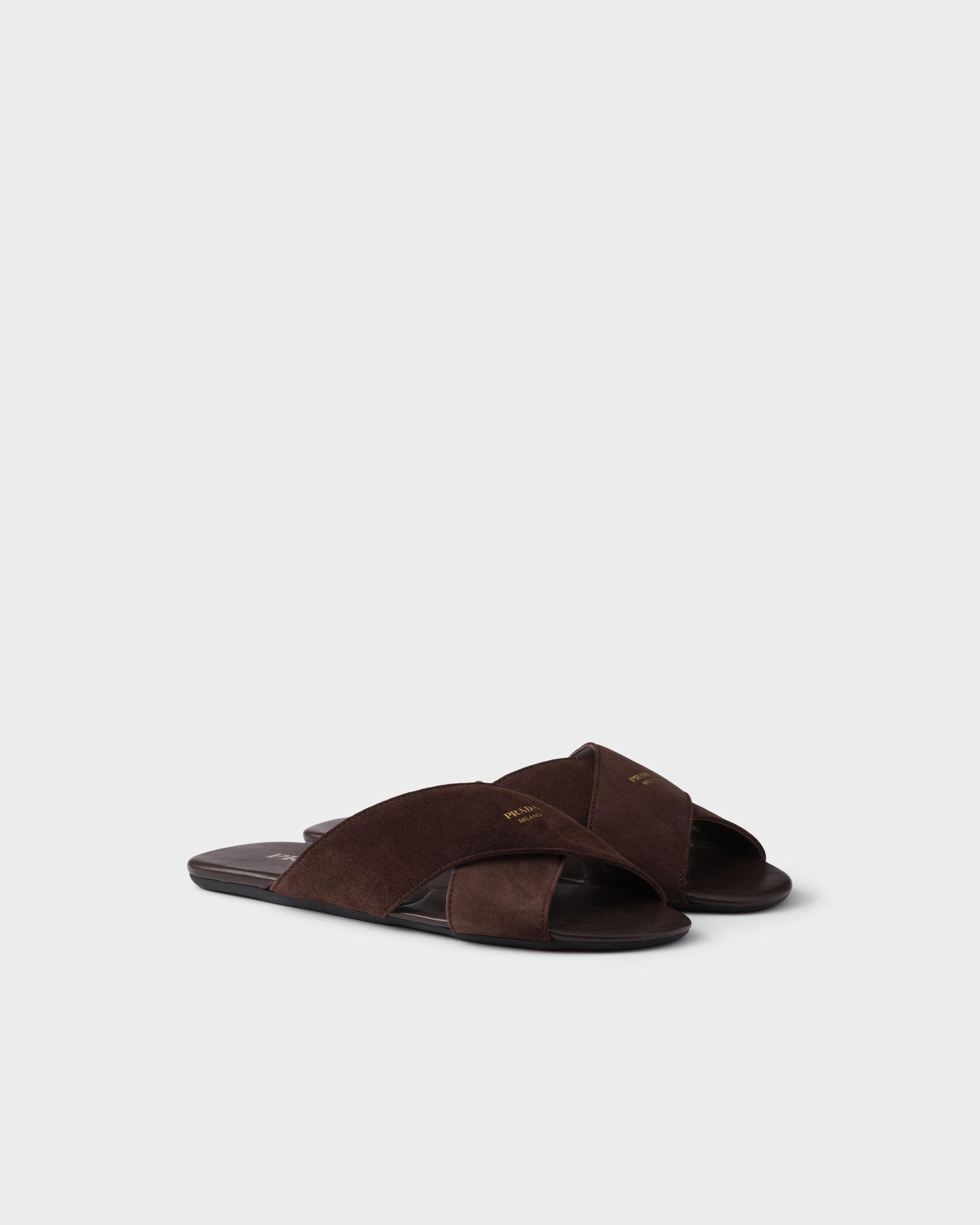 Suede Slides