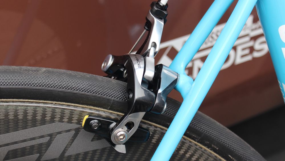 A closer look at the Shimano Dura-Ace rear brake