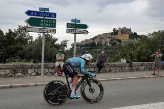 Mark Cavendish rides the final stage of the Tour de France.