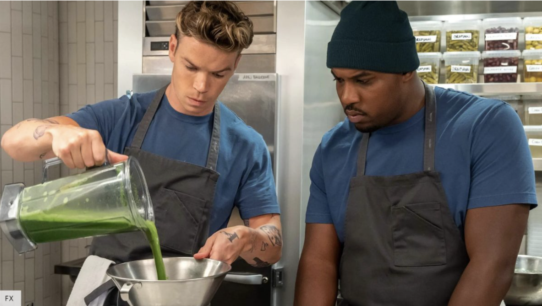 an image of Will Poulter and Lionel Boyce in The Bear