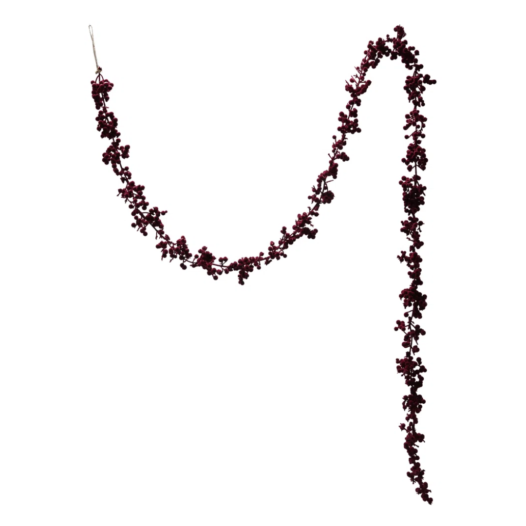 Creative Co-Op Flocked Foam Ball Garland | Wayfair