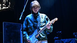 Gene Gallagher of Villanelle performs at Co-op Live on June 15, 2024 in Manchester, England