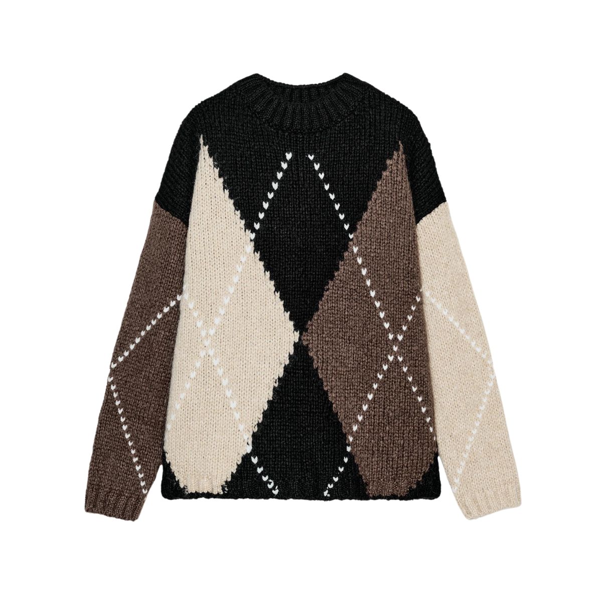 ZARA, Diamond Knit Sweater