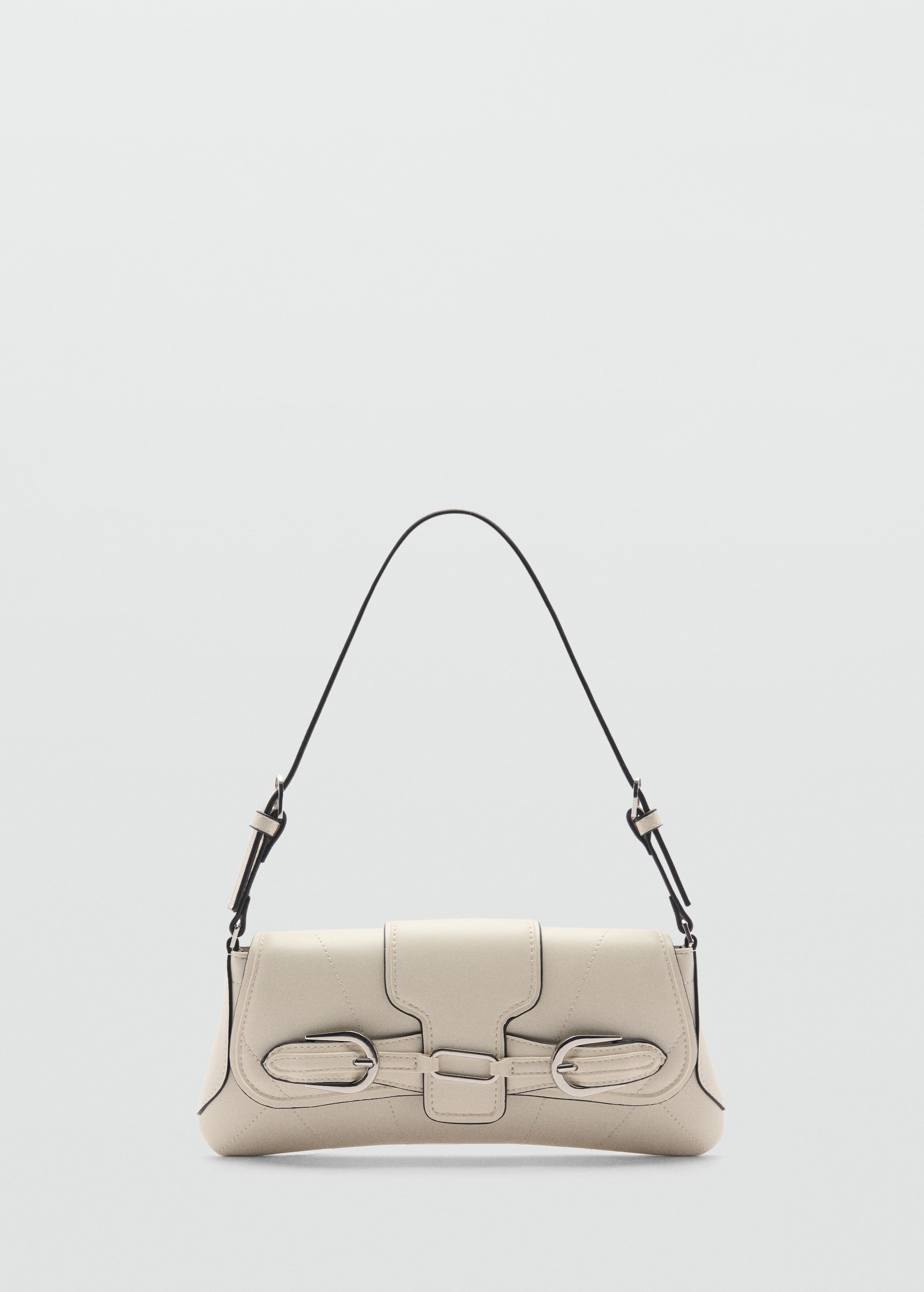 Shoulder bag with buckle detail