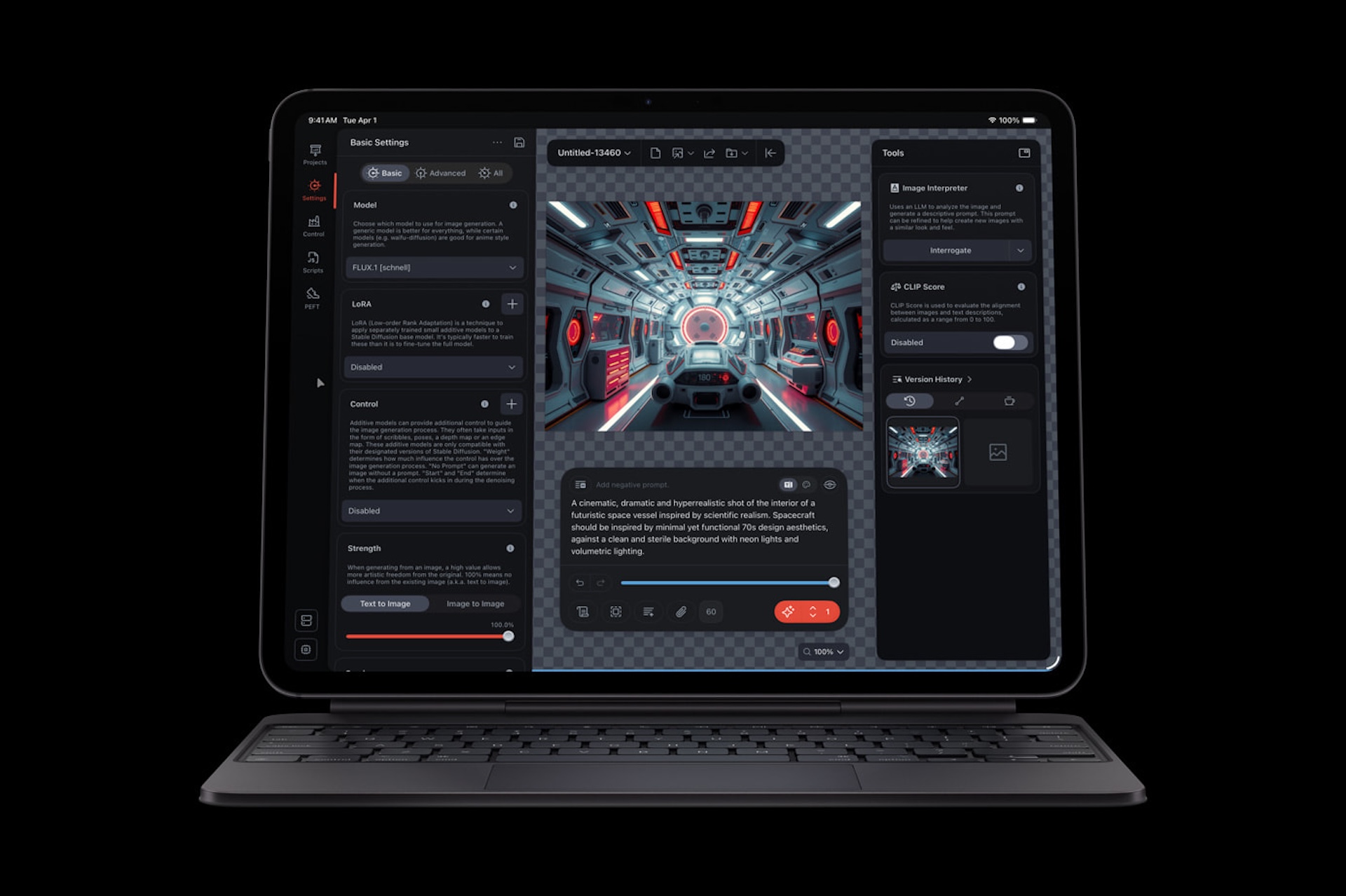iPad using the M5 chip