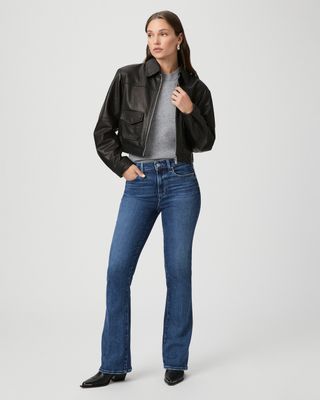 paige, High Rise Laurel Canyon Bootcut Jeans