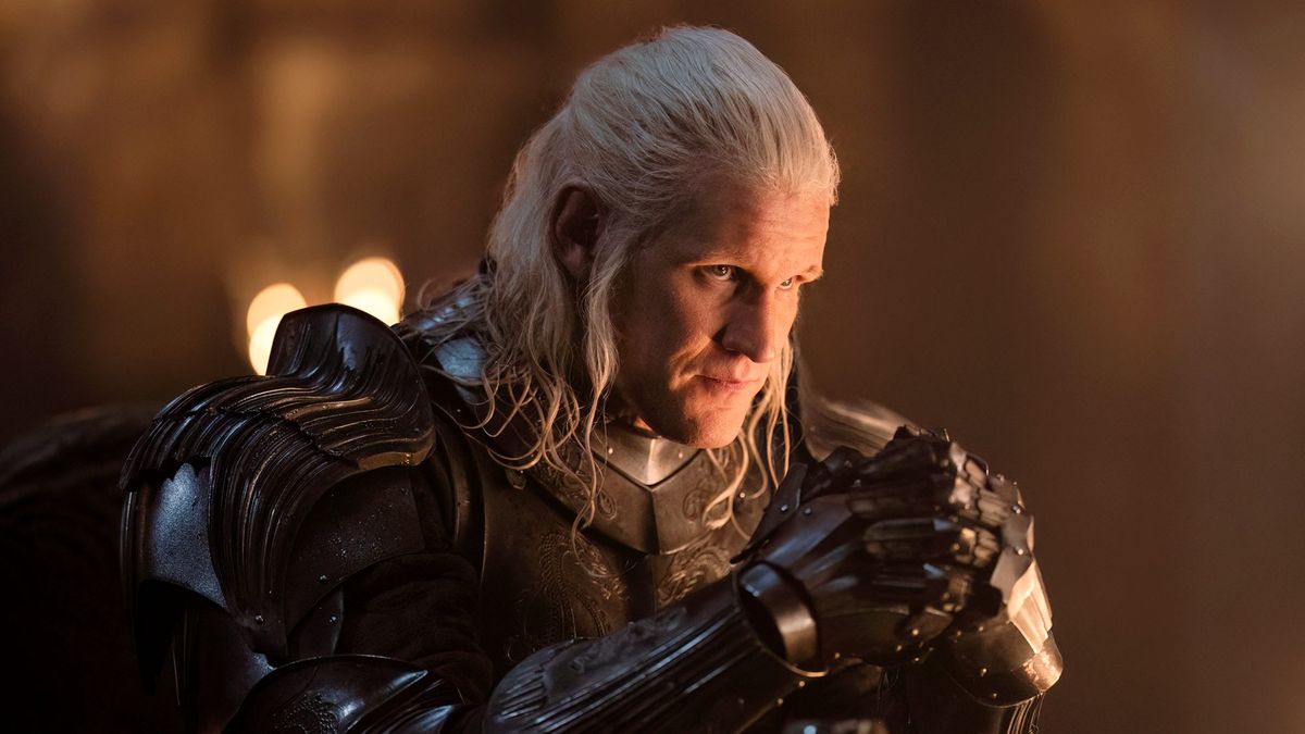 Matt Smith as Daemon Targaryen in House of the Dragon season 2