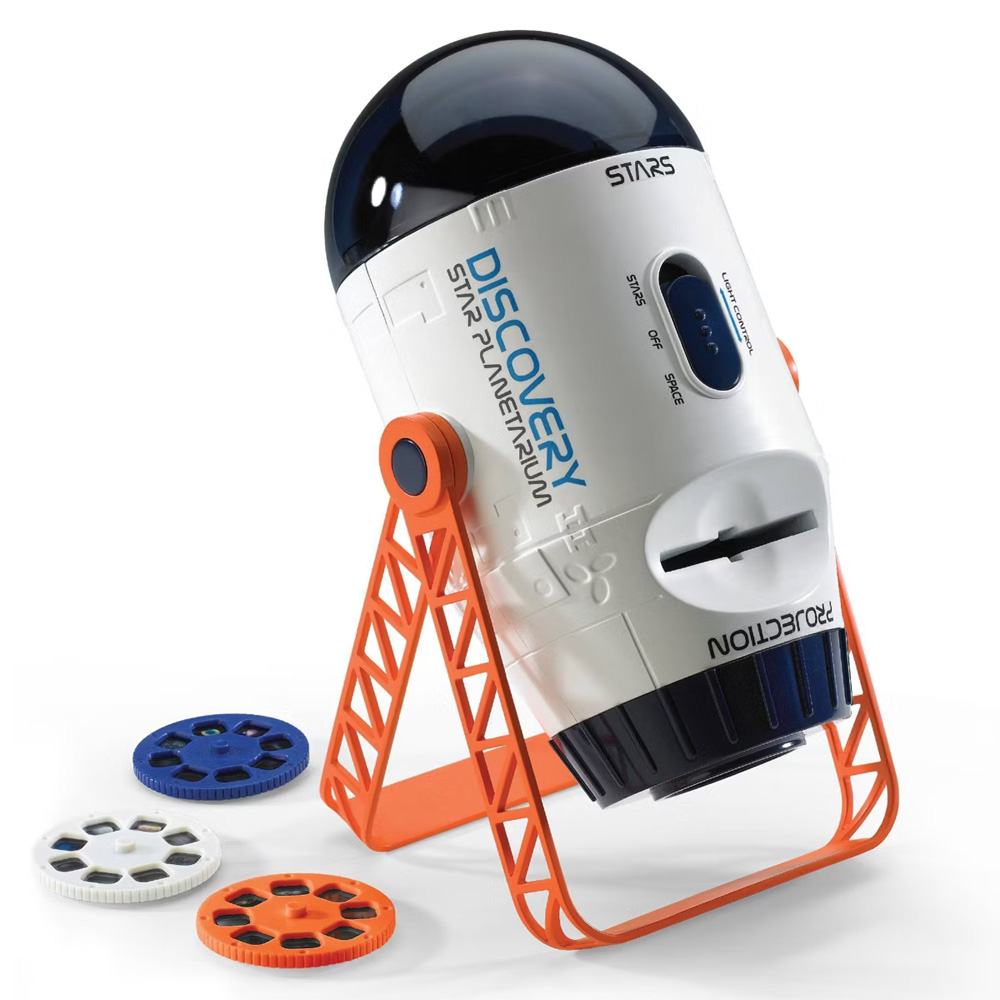 Discovery star planetarium on a white background