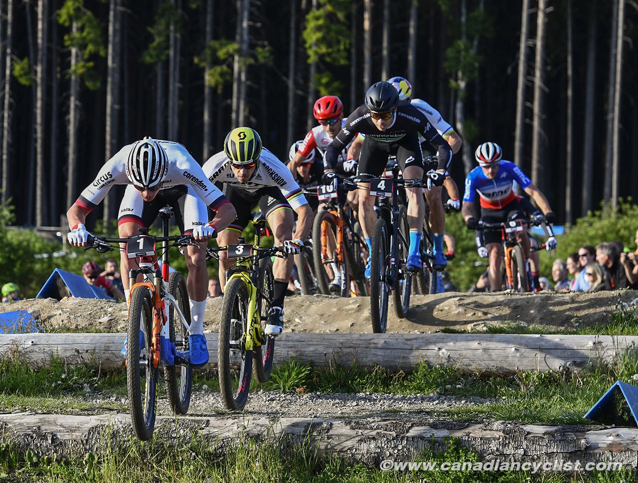 Mathieu van der Poel (Corendon-Circus) goes to the front