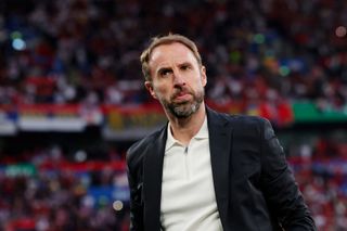 Next England manager odds: England Euro 2024 squad Coach Gareth Southgate of England during the EURO match between Serbia v England at the Veltins Arena on June 16, 2024 in Gelsenkirchen Germany (Photo by Rico Brouwer/Soccrates/Getty Images)