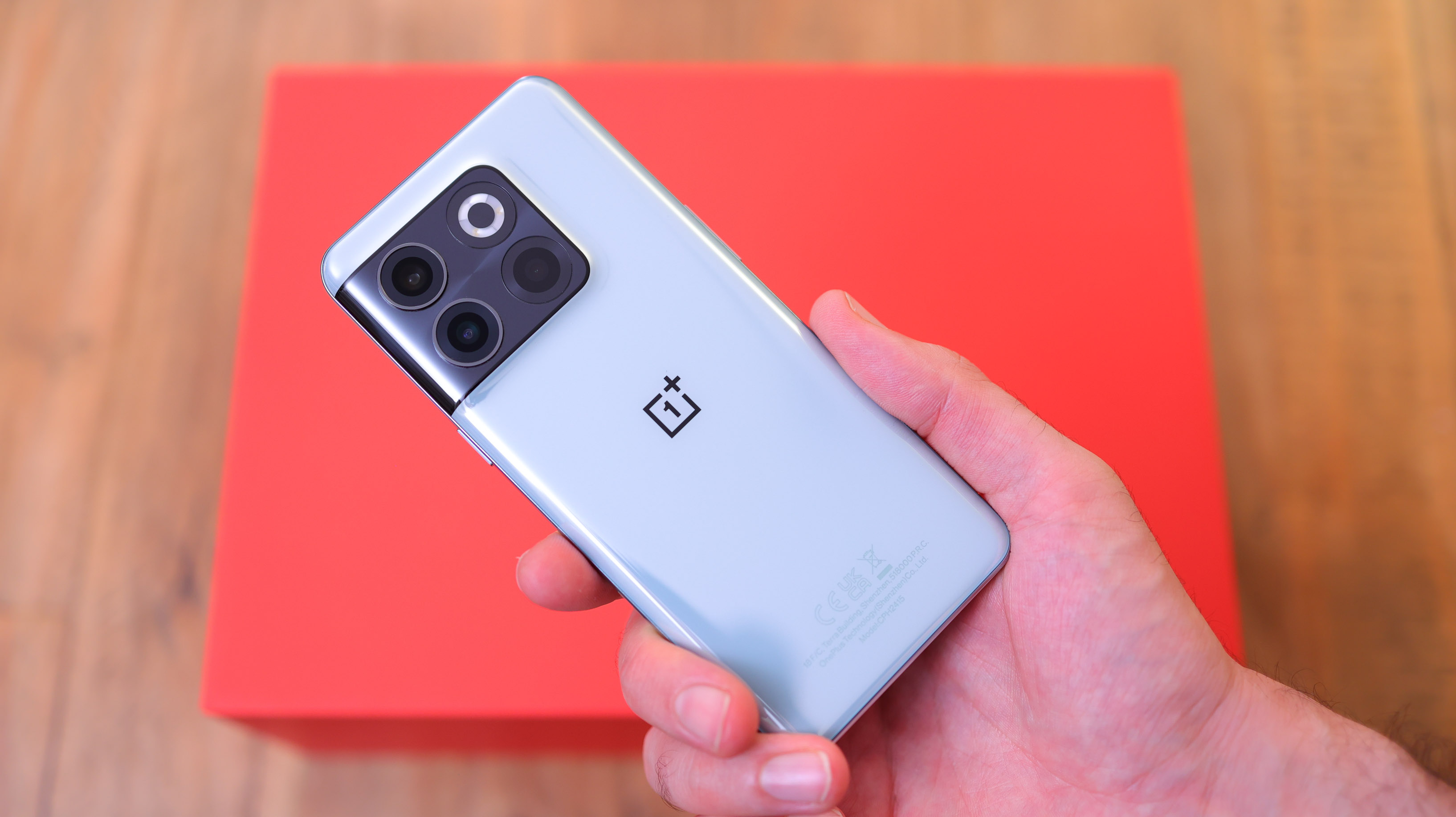 A photo of the OnePlus 10T smartphone