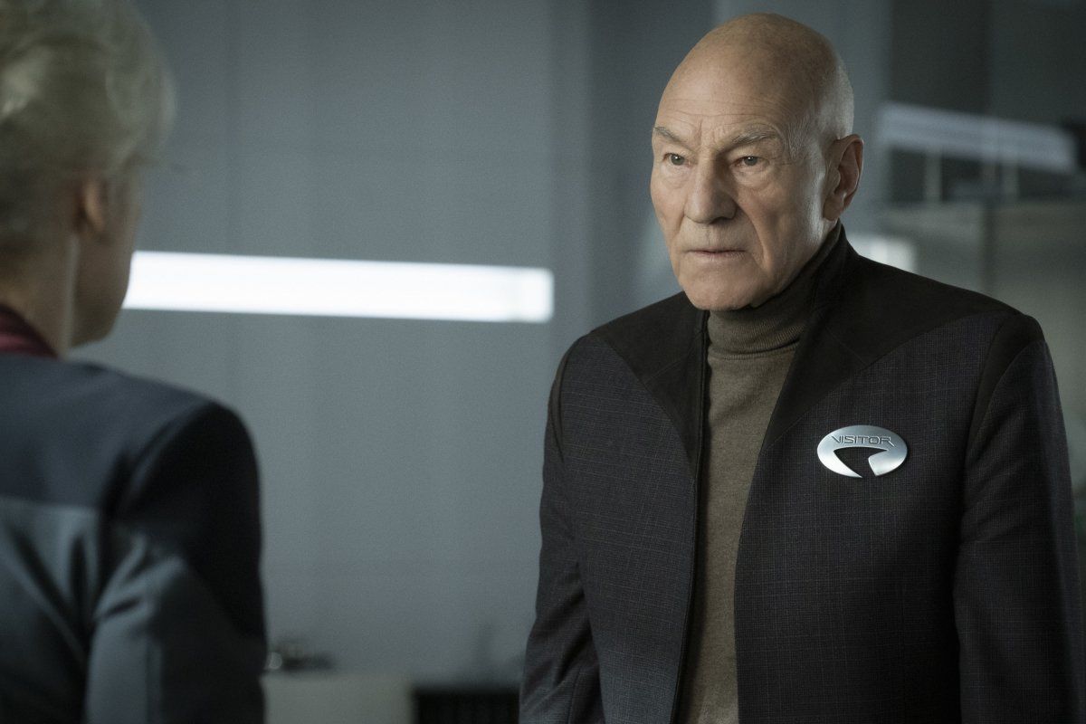 Sir Patrick Stewart in "Star Trek: Picard" Episode 2: Maps and Legends.
